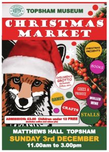 Christmas Market Sunday 3rd December 11am-3pm and other Christmas Events