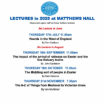 List of Lectures